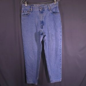 Vintage 550 Relaxed Fit Tapered Leg Medium Wash 100%‎ Cotton Red Tab Size 12 Mis